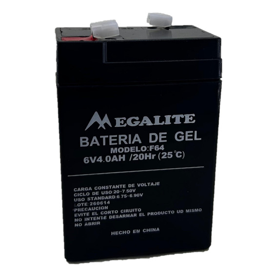 Bateria 6v 4a Plomo-calcio Gel 6v 4ah