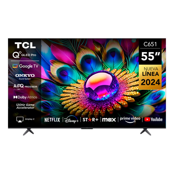 Tcl 55  Qled 4k 55c651 Smart Tv