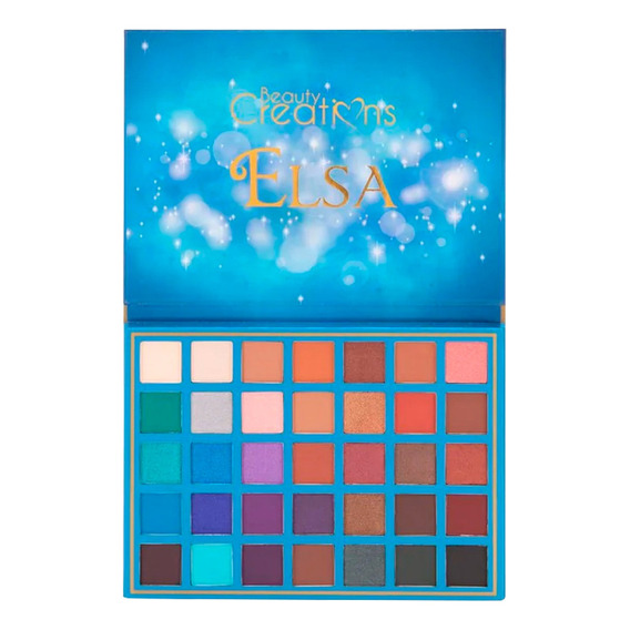 Paleta De Sombras Beauty Creations Elsa 35 Tonalidades Color de la sombra Variado