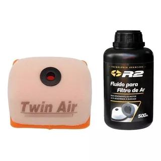 Filtro De Ar Crf 230 Twin Air + Oleo De Filtro R2 500ml