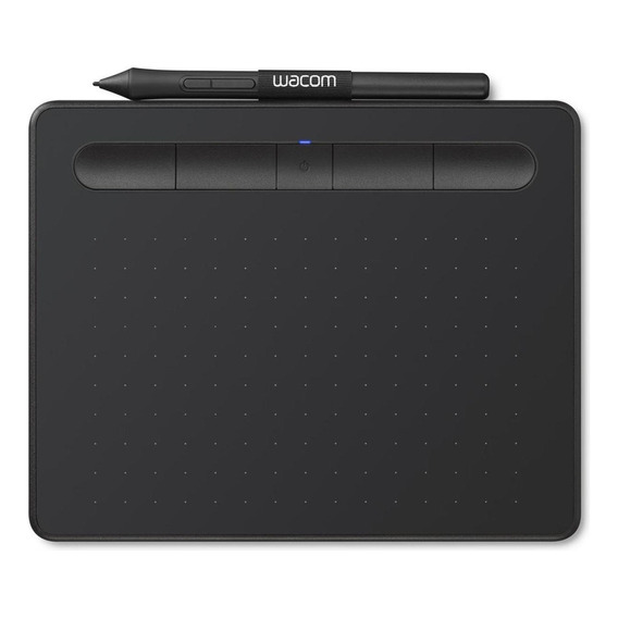Tableta Gráfica Wacom Intuos Small/bluetooth/negra C/lápiz Color Black