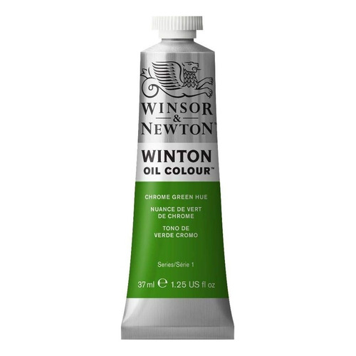 Pintura Oleo Winsor & Newton Winton 37ml Colores A Escoger Color del óleo Chrome Green Hue - Verde Cromo No 11