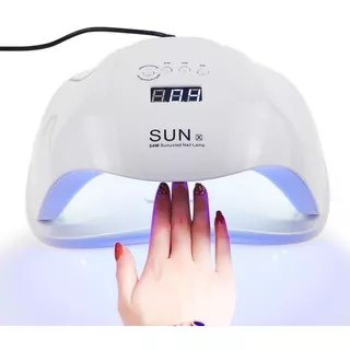 Lámpara Uñas Led-uv Sunx 54w Profesional Color Blanco