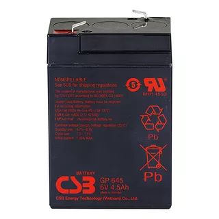 Bateria Gel Pack X 5 Unid.  Gel 6v 4,5ah Recargable Luz Ups