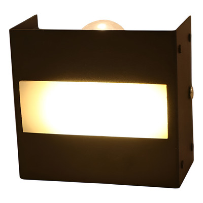 Aplique Apto Exterior Lino I 44038/6 Aluminio 6w Negro