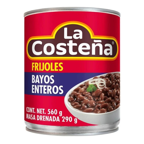 Frijoles Enteros La Costeña Bayos 560g