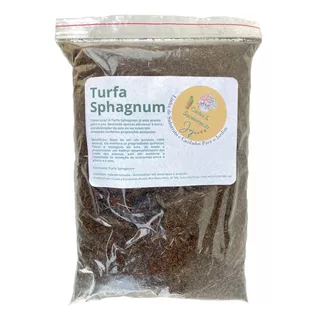 Turfa Sphagnum 12 L Para Plantio Cultivo Drenagem Semeadura