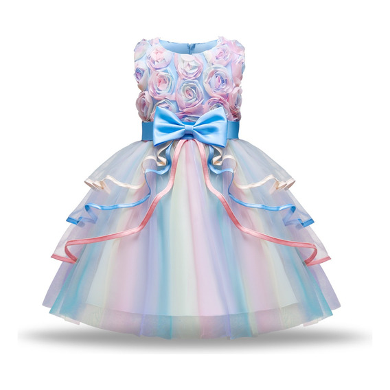 Vestido Ropa Elegante De Princesa Disfraz Para Bebé Niña