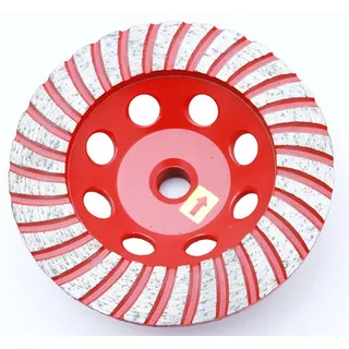 Disco Rebolo Desbaste M14 Diamantado 32% 125mm Lotus Cor Vermelho