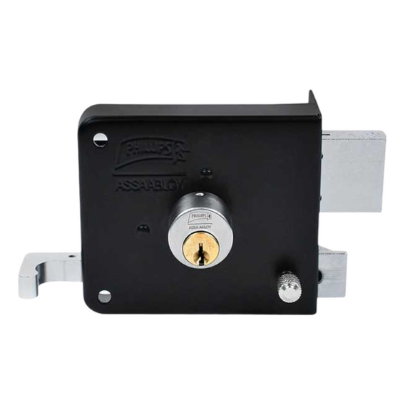 Cerradura Chapa Puerta Sobreponer If 175n Derecha Negro