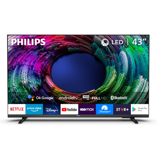 Smart TV Philips 6900 Series 43PFD6917/77 LED Android 10 Full HD 43" 110V/240V