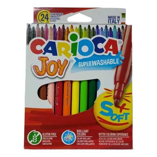 Marcador Para Colorear Carioca Joy 40532 De Punta Redonda X Unidad