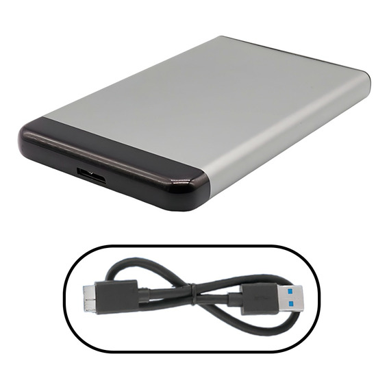 Case Disco Duro Externo Usb3.0, Hdd 2.5 