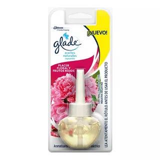 Aceites Naturales Glade Placer Floral Y Frutos Rojos - 3 Rep