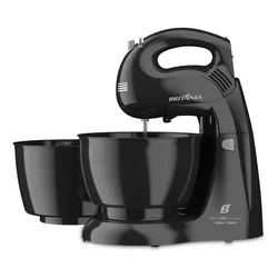 Batedeira Pérola 550 Turbo Double Bowl Preta 500W Britânia 110V no Mercado Livre com oferta e cupom de desconto