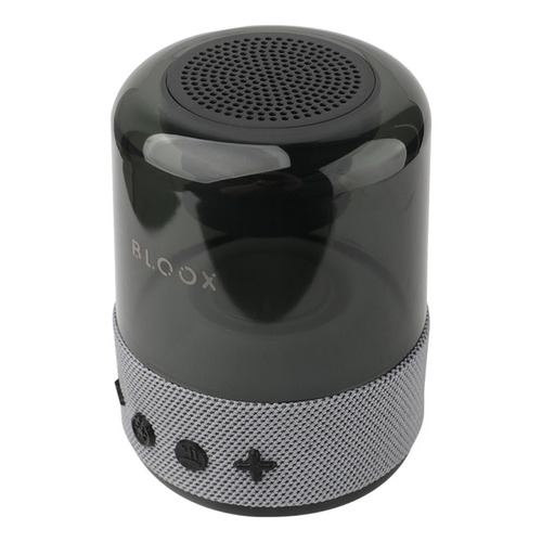 Parlante Portatil Bloox Fun 01 Bluetooth Con Rgb Dimm Color Gris