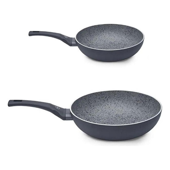 Sartén Black Granite Pack X02 Ilko 20 Cms Y 30 Cms Sartenes