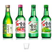 Combo Plus Soju (4 Botellas + 1 Vasito)