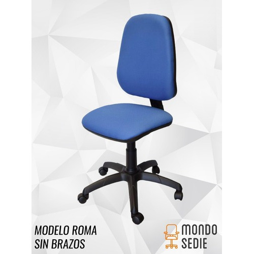 Silla de escritorio Mondo Sedie Roma sin brazos ergonómica 