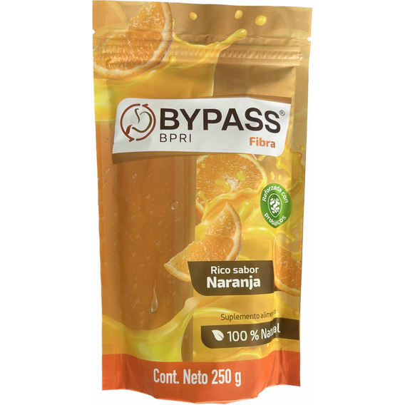 Bypass Bpri Fibra Naranja 250gr Probiotics 100% Natural