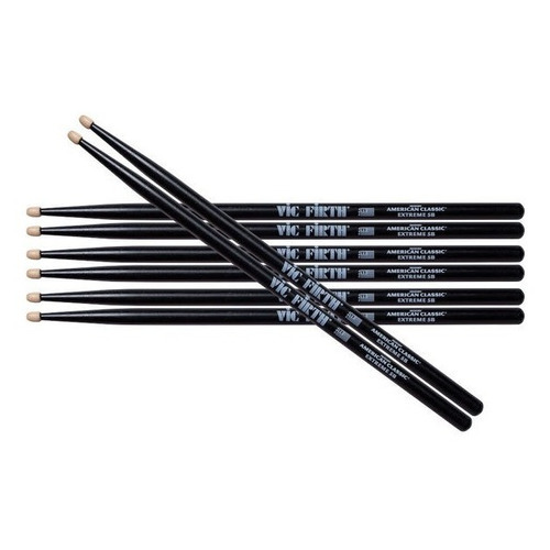 Palillos Pack Vic Firth X5bb Value Pack 1 3pares + 1par Cuo Color Negro