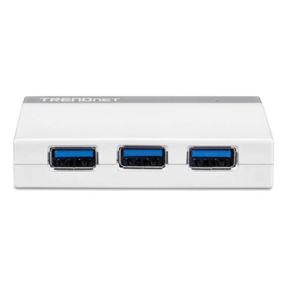 Trendnet Tu3-h4, Hub Usb 3.0, 4 Puertos Color Blanco