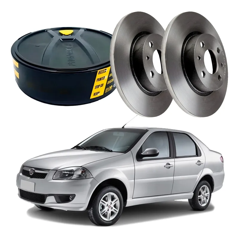 Disco Freio Dianteiro Solido Siena Rst 1.0 8v 2007 A 2016