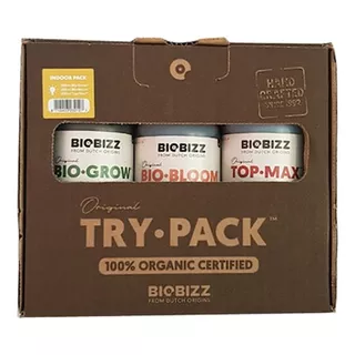 Fertilizante Para Interiores Biobizz Try Pack 100% Orgánico 3 En 1