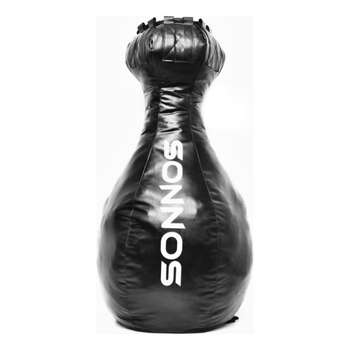 Bolsa De Boxeo Bowling Pin Muay Thai 1,20mts Sonnos Color Negro