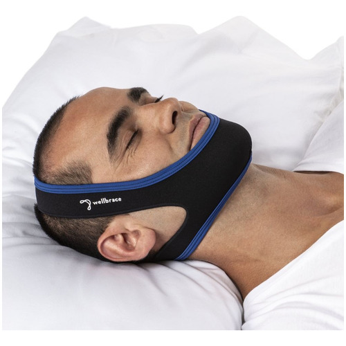 Soporte Antironquido Anti Apnea Bruxismo Neoprene Ronquido Talle S