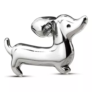 Colgante De Dachshund ( Salchicha ) En Plata 925 Cod-2920