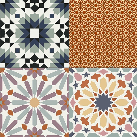 Porcelanato Español Mosaico Marrakech Colour Mate 7 Piezas