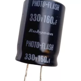 Capcitor Electrolitico 330v 160uf Photo Flash Rubycon 