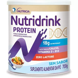 Suplemento Alimentar Em Pó Protein Sem Sabor 700g Nutridrink