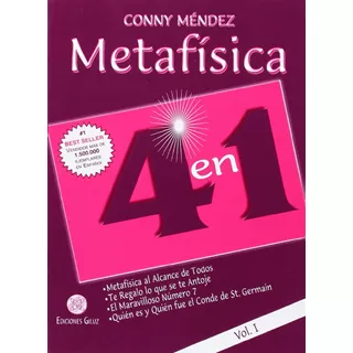 Libro En Fisico Metafisica 4 En 1 Tomo 1 Por Conny Mendez