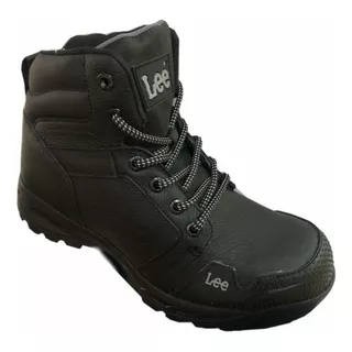 Bota Lee 100% Original Color Negro 8253 Excelente Calidad