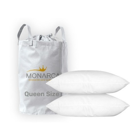 Almohada Hotelera Monarca Queen Size Media 2 Pack