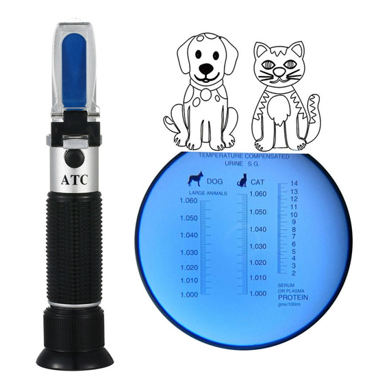 Refractómetro Portátil De Rhc-300atc Para Mascota Perro Gato