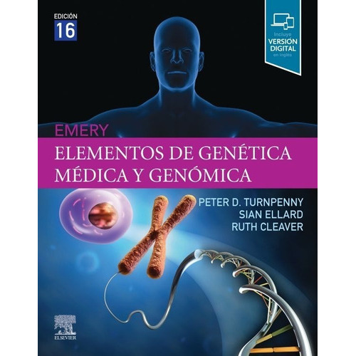 Emery. Elementos De Genética Médica Y Genómica, De Turnpenny. Peter. Editorial Elsevier, Tapa Blanda, Edición 16a En Español, 2022