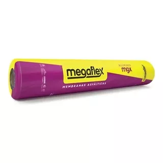 Rollo Membrana Asfáltica Megaflex  40 Kg  Aluminio Gofrado