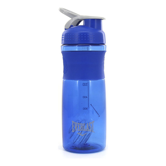 Vaso Shaker Everlast Mezclador Hermético Proteínas 2 En 1 Hb Color Azul