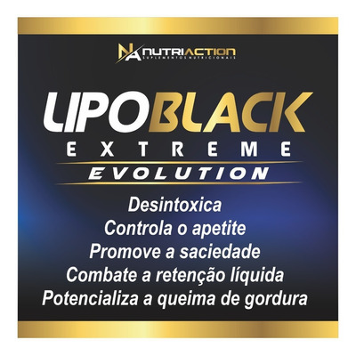 Lipo Black Extreme Evolution + Brinde Colágeno Hidrolisado