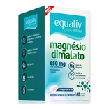 Suplemento Em Cápsulas Equaliv Magnésio Dimalato 650mg