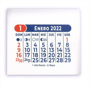 Almanaque Calendario 5x5 Migñon Pre Venta X1000u