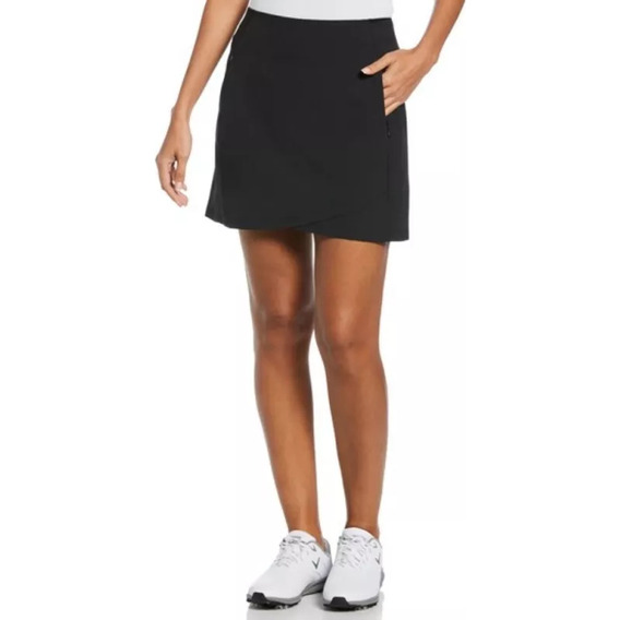 Falda Short Golf Callaway Heather Perforated 16  Negro Mujer