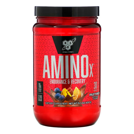 Bsn Amino X Proteína Suplemento Polvo Fruit Punch 435gr 6c