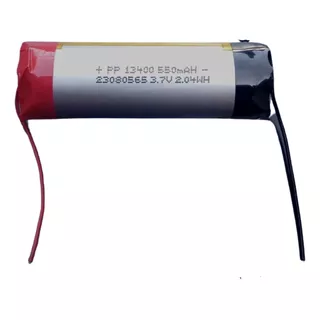 Bateria Recargable Lipo 550mah 3.7v 2.04wh Cilindrica 
