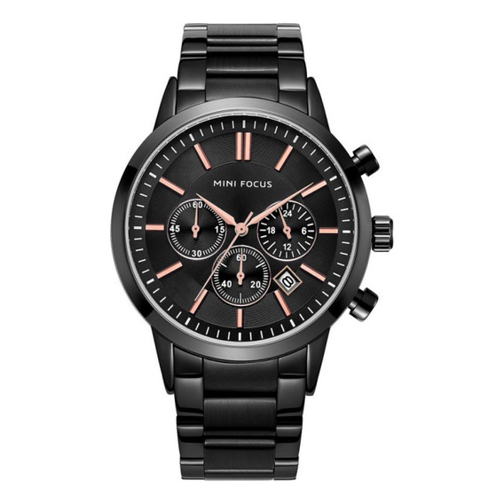 Reloj Para Hombre Mini Focus Mf0188g Mfa0201 Negro