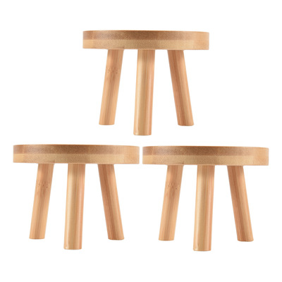 3 Soportes De Madera Para Plantas, Base Para Macetas, Tabure