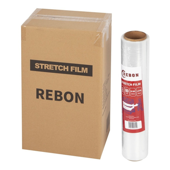 Pack 6 Rollo Alusa Film Stretch Transparente Embalaje 350mts